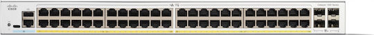Cisco Catalyst C1300-48FP-4X Gestionat L2 PoE+ Switch cu 48 Porturi Gigabit (1Gbps) Ethernet și 4 Porturi SFP