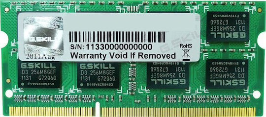 G.Skill 4GB DDR3 RAM с Скорост 1066 за Лаптоп