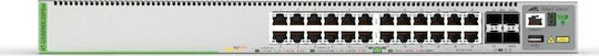 Allied Telesis AT-GS980MX/28PSM-50 Managed L3 Switch με 24 Θύρες Gigabit (1Gbps) Ethernet και 4 SFP Θύρες
