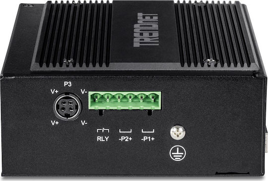 Trendnet TI-BG104 Unmanaged L2 PoE+ Switch με 8 Θύρες Gigabit (1Gbps) Ethernet και 2 SFP Θύρες