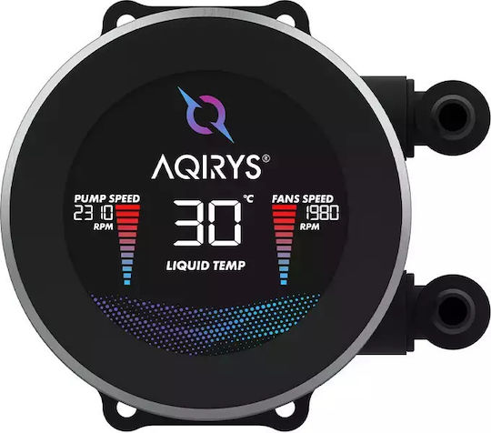 Aqirys Hydra 360 AIO Υδρόψυξη AIO CPU με 3 Ανεμιστήρες 120mm και ARGB Φωτισμό