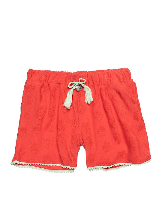 Kinder-Set mit Shorts Sommer 2Stück Orange Stickerei