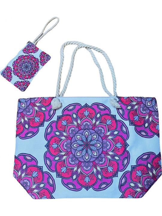 Stoff Strandtasche Mehrfarbig