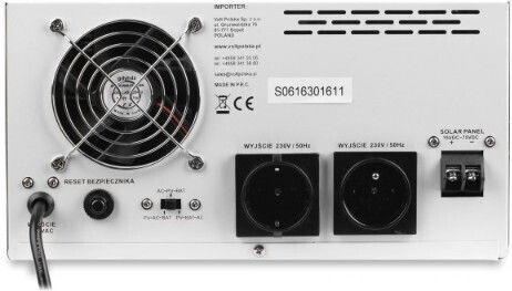 Volt Polska PRO Series S Καθαρού Ημιτόνου Inverter Ισχύος 1000W με Τάση Εισόδου 12V (Μονοφασικό)
