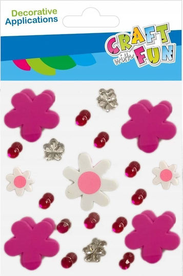 Craft Fun Decorative Dek Eva Flower Sprzyl Crystal Cf 12/144