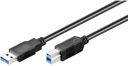 Goobay USB 3.0 Kabel USB-A-Stecker - USB-B-Stecker Schwarz 1m 95719