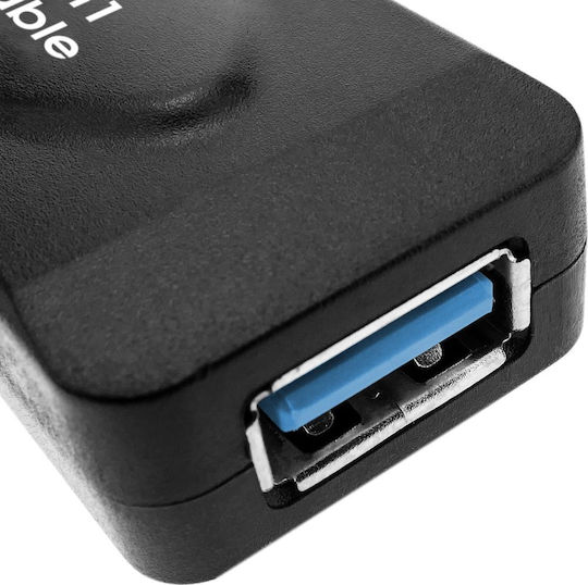 Techly Superspeed+ USB 3.2 5Gbps Активен Усилвател Кабел 5м USB Кабел за Удължаване и Усилване на Сигнала USB-A Extender