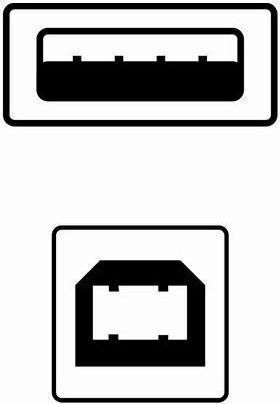 Logo Collection USB 2.0 Кабел USB-A мъжки - USB-B мъжки Бял 3м 17059