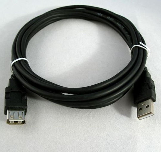 Logo Collection USB 2.0 Cable USB-A male - USB-B male Μαύρο 3m