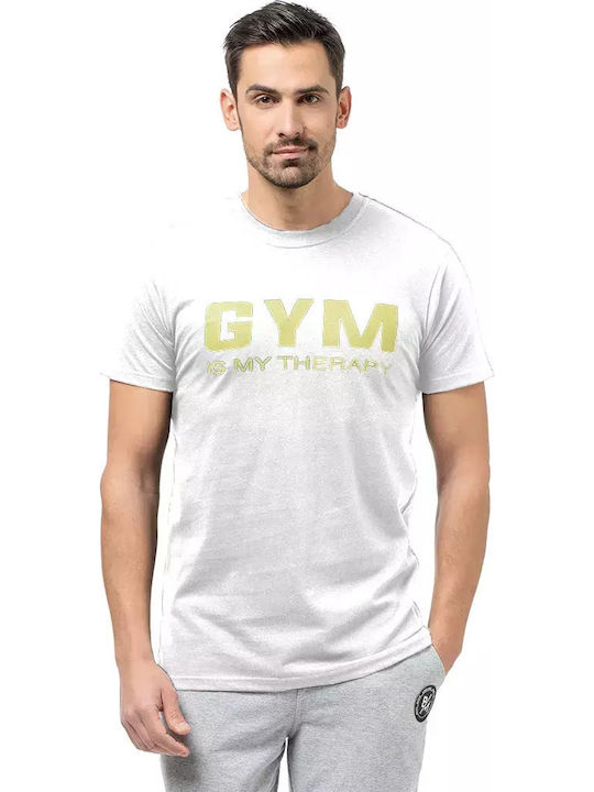T-shirt White/yellow