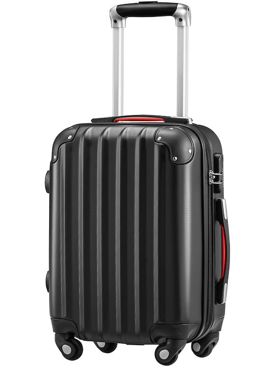 Provitera Travel Suitcases Hard Black with 4 Wheels