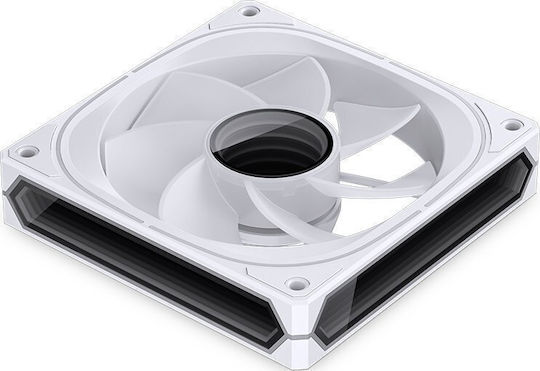 Jonsbo FR-505 Reverse Blade Case Fan 120mm 1800rpm 47.2cfm Without LED Lighting And 4-Pin PWM Connection White