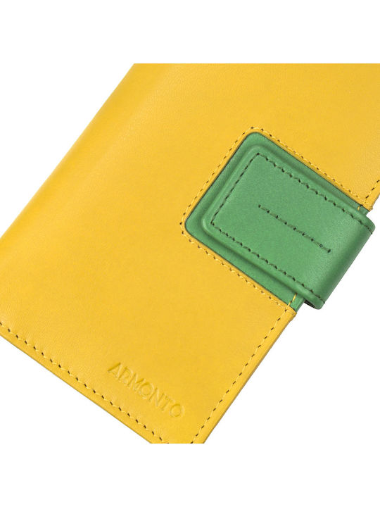 Large Women's Wallet Classic with RFID Yellow / Green