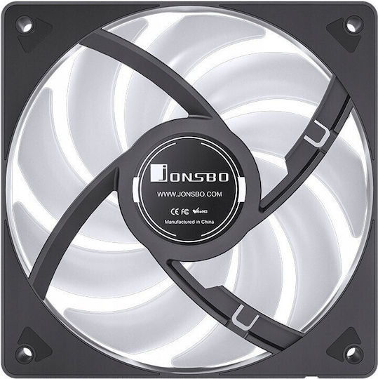 Jonsbo SL-120BR Case Fan 120mm 1500rpm With RGB Lighting And 3-Pin Connection