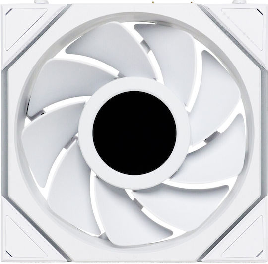 Lian Li UNI FAN TL Wireless LCD Reverse Blade Case Fan 120mm (1900rpm / 54.3cfm) with ARGB Lighting 3pcs White