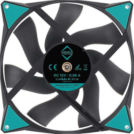 Iceberg Thermal IceGALE Xtra 140mm 4-Pin PWM Case Fan 2-pack