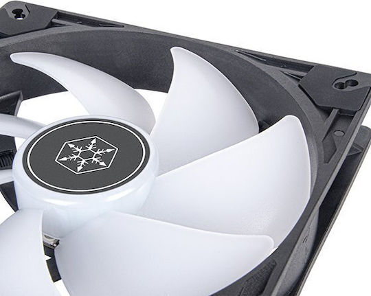 Silverstone Vista 140 Case Fan (1600rpm / 86cfm) with ARGB Lighting and 4-Pin PWM Connection