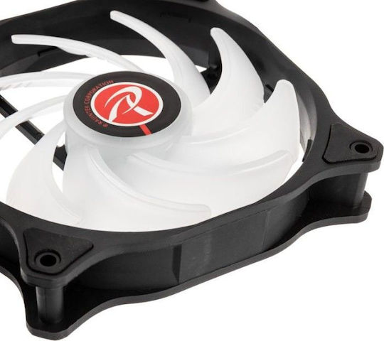 Raijintek EOS 12 RBW ADD Case Fans 120mm (1800rpm / 75cfm) with ARGB Lighting and Connection 4-Pin PWM 2pcs