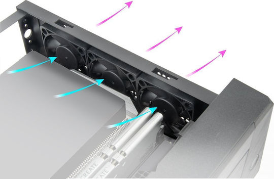 Sharkoon FTF 5010 Ventilator Pentru Carcasă (4500rpm / 7.34cfm) Fără Iluminare LED și Conexiune 4-Pin PWM