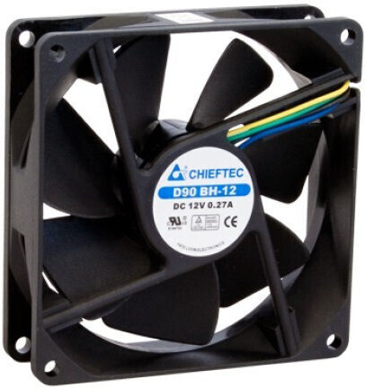 Chieftec AF-0925PWM Case Fan (2600rpm / 47cfm) Χωρίς Led Φωτισμό και Σύνδεση 4-Pin