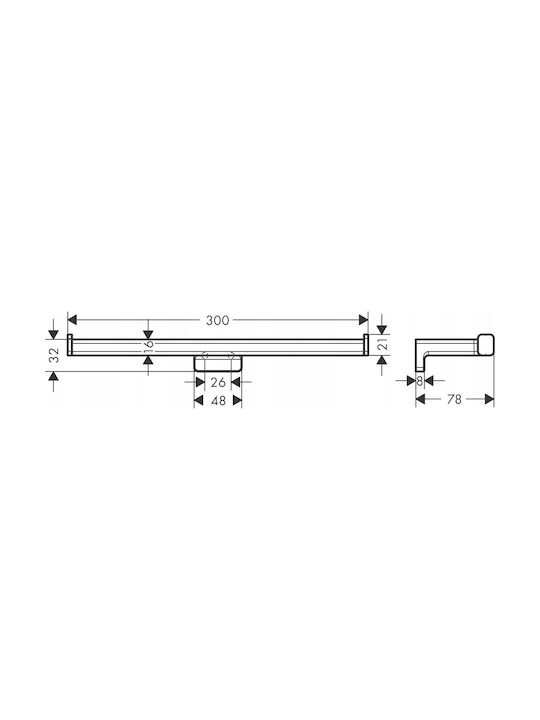 Hansgrohe Държач за хартия Златист