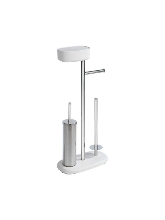 Wenko Paper Holder Metallic White