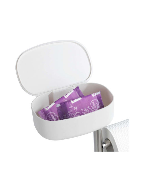 Wenko Paper Holder Metallic White