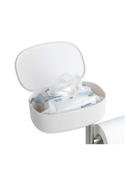 Wenko Paper Holder Metallic White