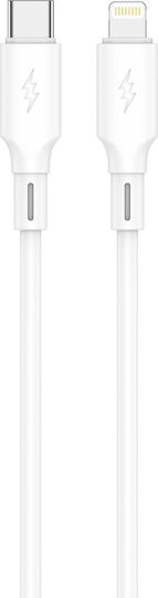 Jellico USB-C to Lightning Cable 30W Λευκό 1m