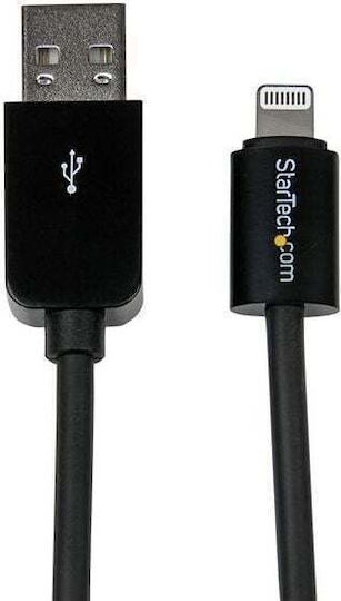 StarTech USB-A zu Lightning Kabel Schwarz 1m (USBLT1MB)