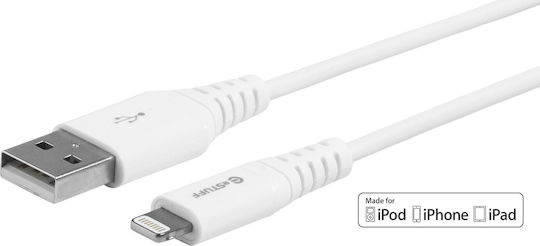 eSTUFF Regular USB-A la Cablu Lightning Alb 0.15m În vrac (ES601004)