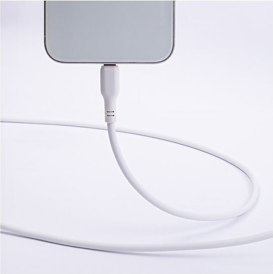 Maxlife USB-C to Lightning Cable 27W Λευκό 1m (MXUC-10MFIW)