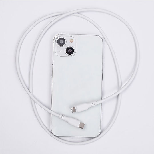 Maxlife USB-C to Lightning Cable 27W Λευκό 1m (MXUC-10MFIW)