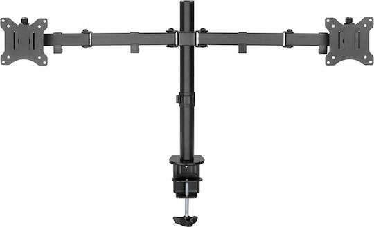 Goobay Desktop Stand for 2 Monitors up to 32" (58529)