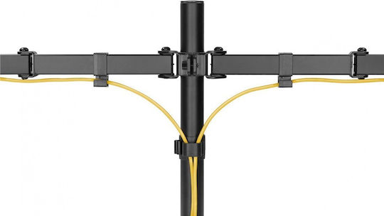 Goobay Desktop Stand for 2 Monitors up to 32" (58529)