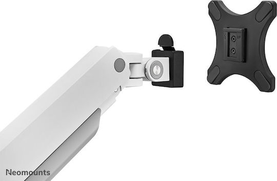 Neomounts Neomounts Stand Desk Mounted for 2 Monitors up to 17" with Arm White