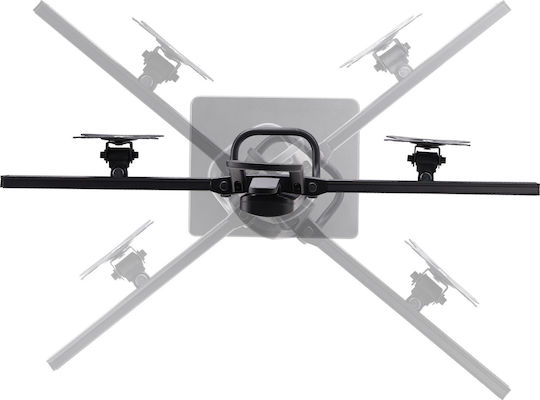 StarTech Crossbar Стойка за 2 Монитори до 27" Черна