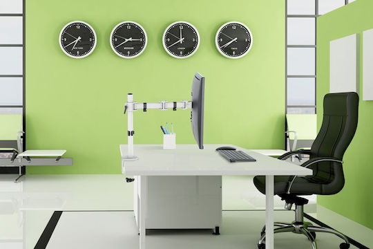 Neomounts Стойка Монитор до 30" с Рамо Бял (NM-D135WHITE)