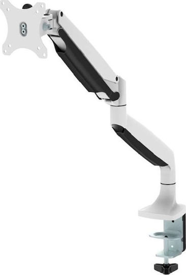 Neomounts Stand Desk Mounted Monitor up to 32" with Arm White (NM-D750WHITE)
