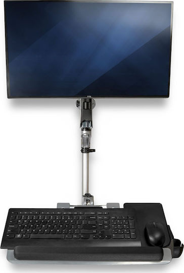 StarTech Επιτοίχια Βάση Οθόνης έως 34" με Βραχίονα Ασημί (WALLSTSI1)