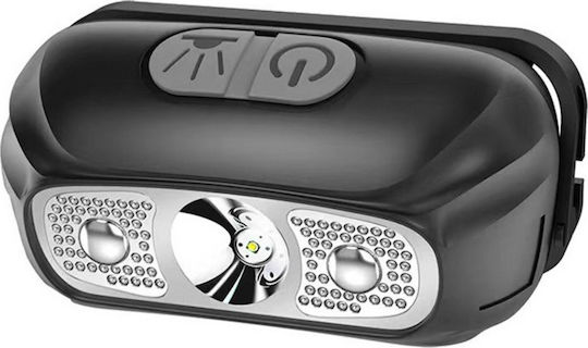 Lean Toys Wiederaufladbarer LED Kopflampe