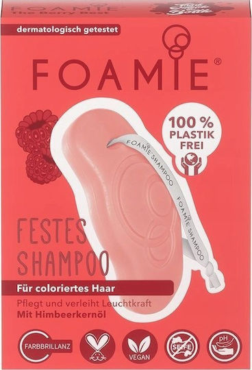 Foamie Berry Șampon Solid pentru Hidratare și Păstrarea Culorii pentru Păr Vopsit 80gr