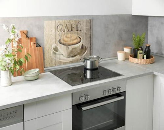 Wenko Glass Splashback Cafe Tempered Multicoloured 60 X 50 X 0.1 Cm