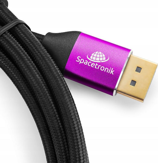 Spacetronik Dp21_spx030 | Displayport 2.1 cable, 16k@60hz, 54gbps, 3m
