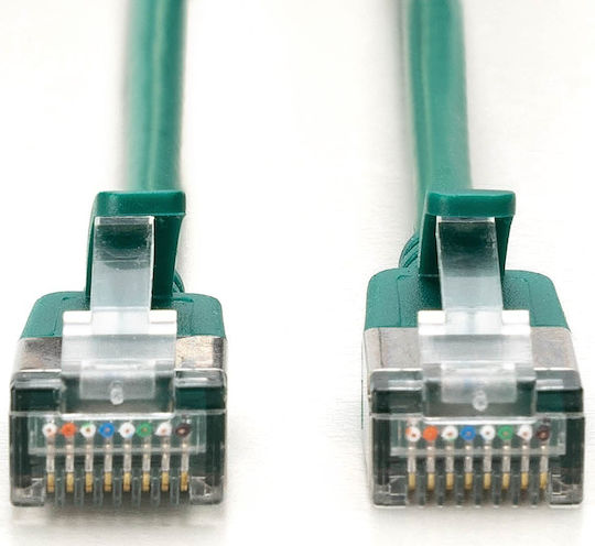 Digitus F/FTP Cat.6a Ethernet Network Cable 1.5m Green