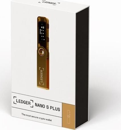 Ledger Nano S Plus Cryptocurrency Wallet Gold