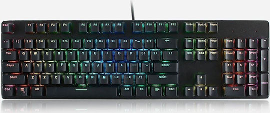 Glorious Mechanische Tastenkappen Vollständiges 104-Tasten-Set US ANSI Schwarz G-104-schwarz