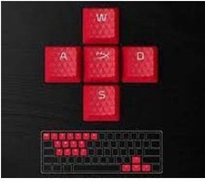 HyperX Gummi Schlüsselkappe Set US Schlüsselkappe Rot 519T6AA