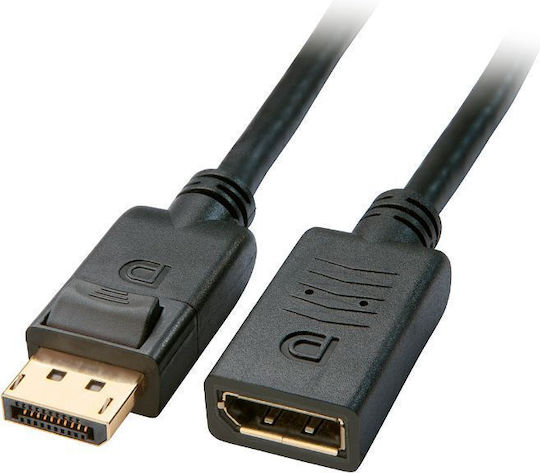 Microconnect Cable DisplayPort male - DisplayPort female 2m Μαύρο (DP-MFG-200)