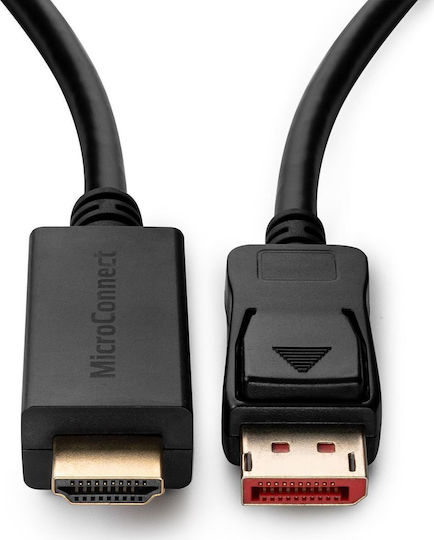 Microconnect Cable DisplayPort male - HDMI male 5m Black (MC-DP-HDMI-5004K)